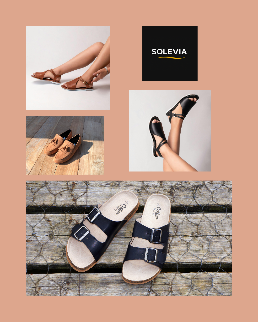 Zapatos planos y Sandalias