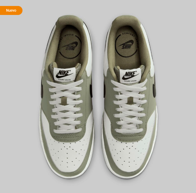 Tenis Nike Court Visión Low Hombre