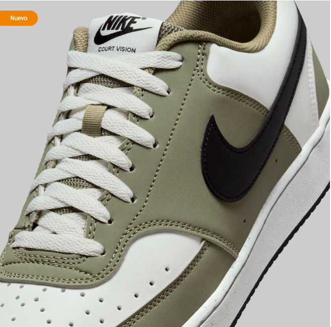 Tenis Nike Court Visión Low Hombre