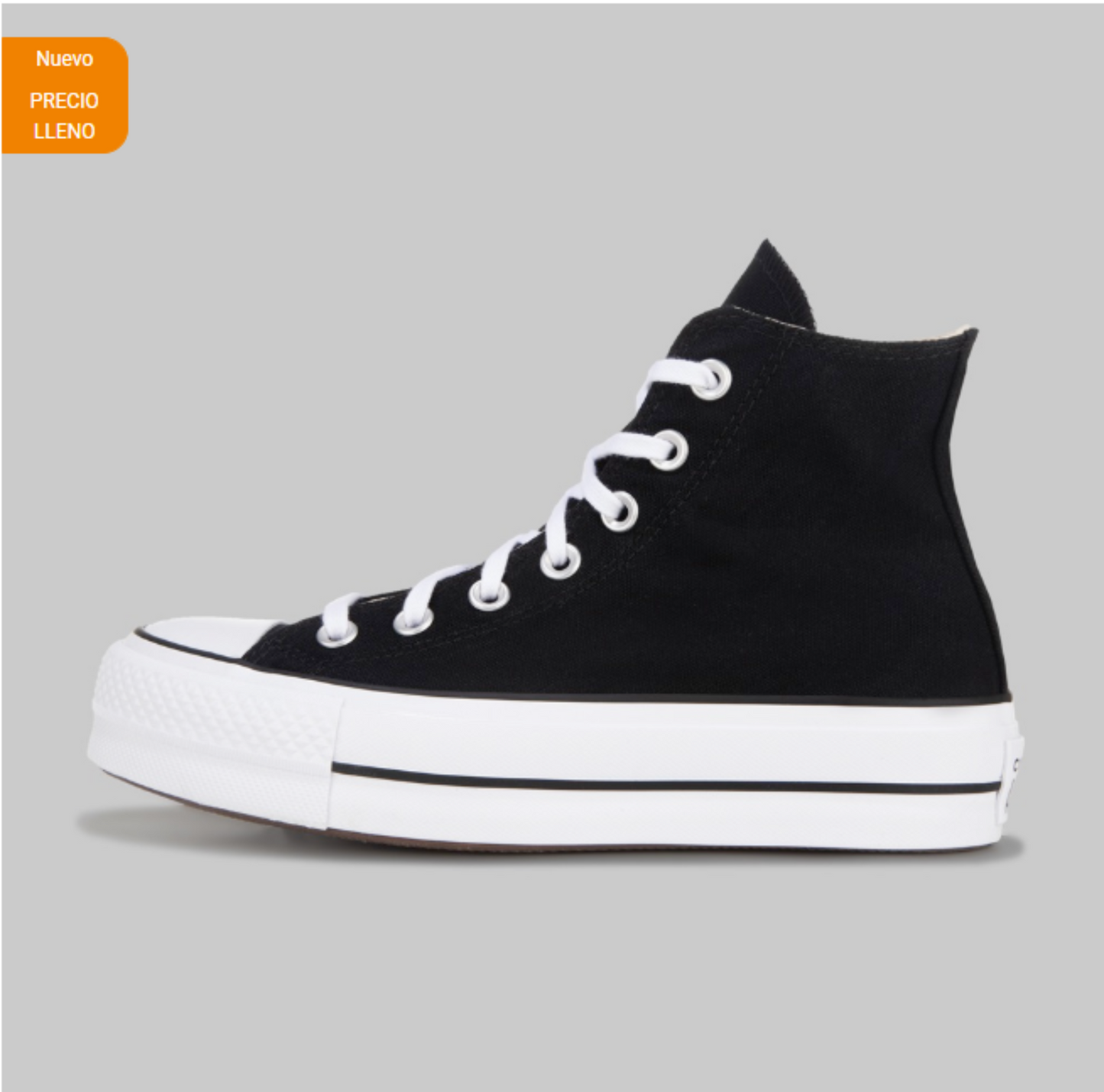 Tenis Converse Chuck Taylor All Star Lift Hi Lona Mujer