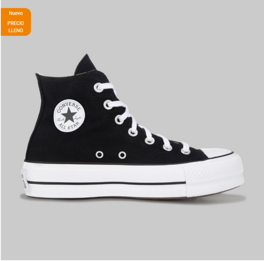 Tenis Converse Chuck Taylor All Star Lift Hi Lona Mujer