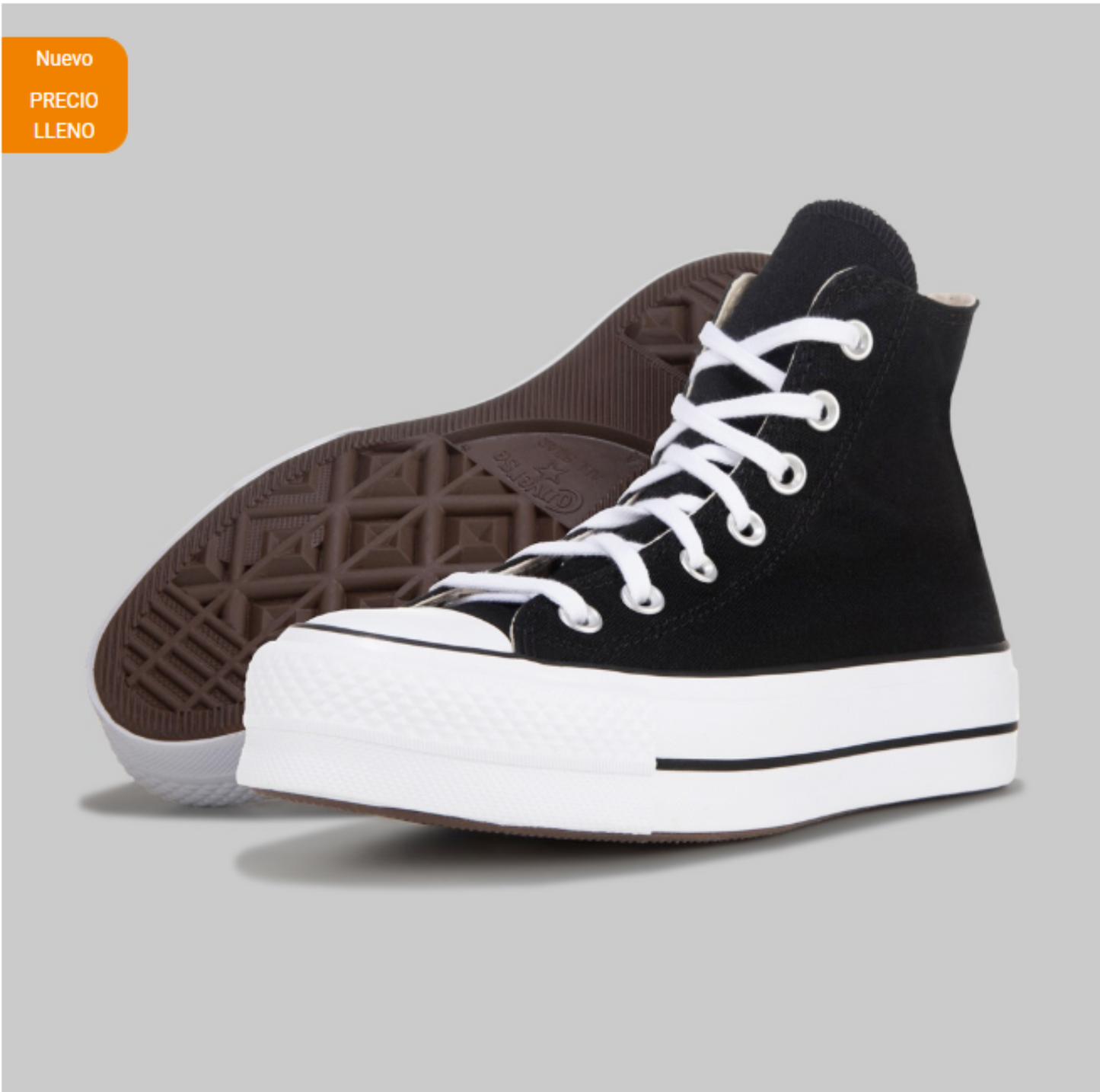 Tenis Converse Chuck Taylor All Star Lift Hi Lona Mujer