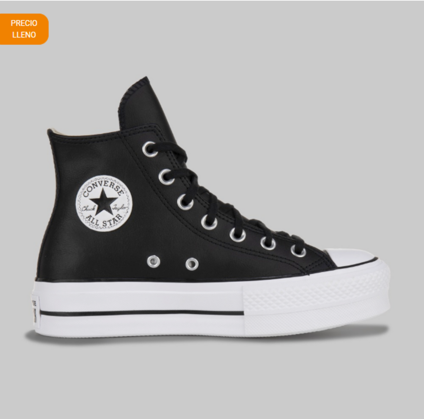 Tenis Converse Chuck Taylor All Star Lift Hi Piel Mujer