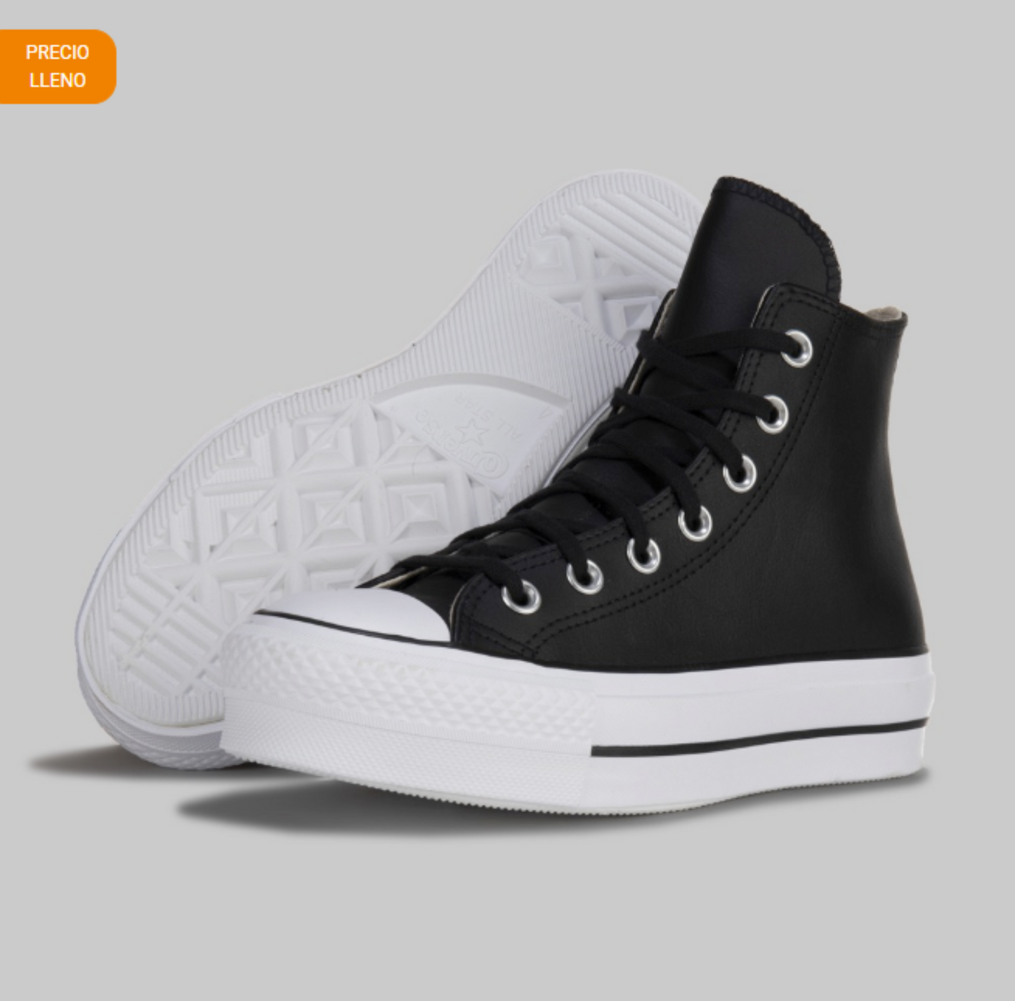 Tenis Converse Chuck Taylor All Star Lift Hi Piel Mujer
