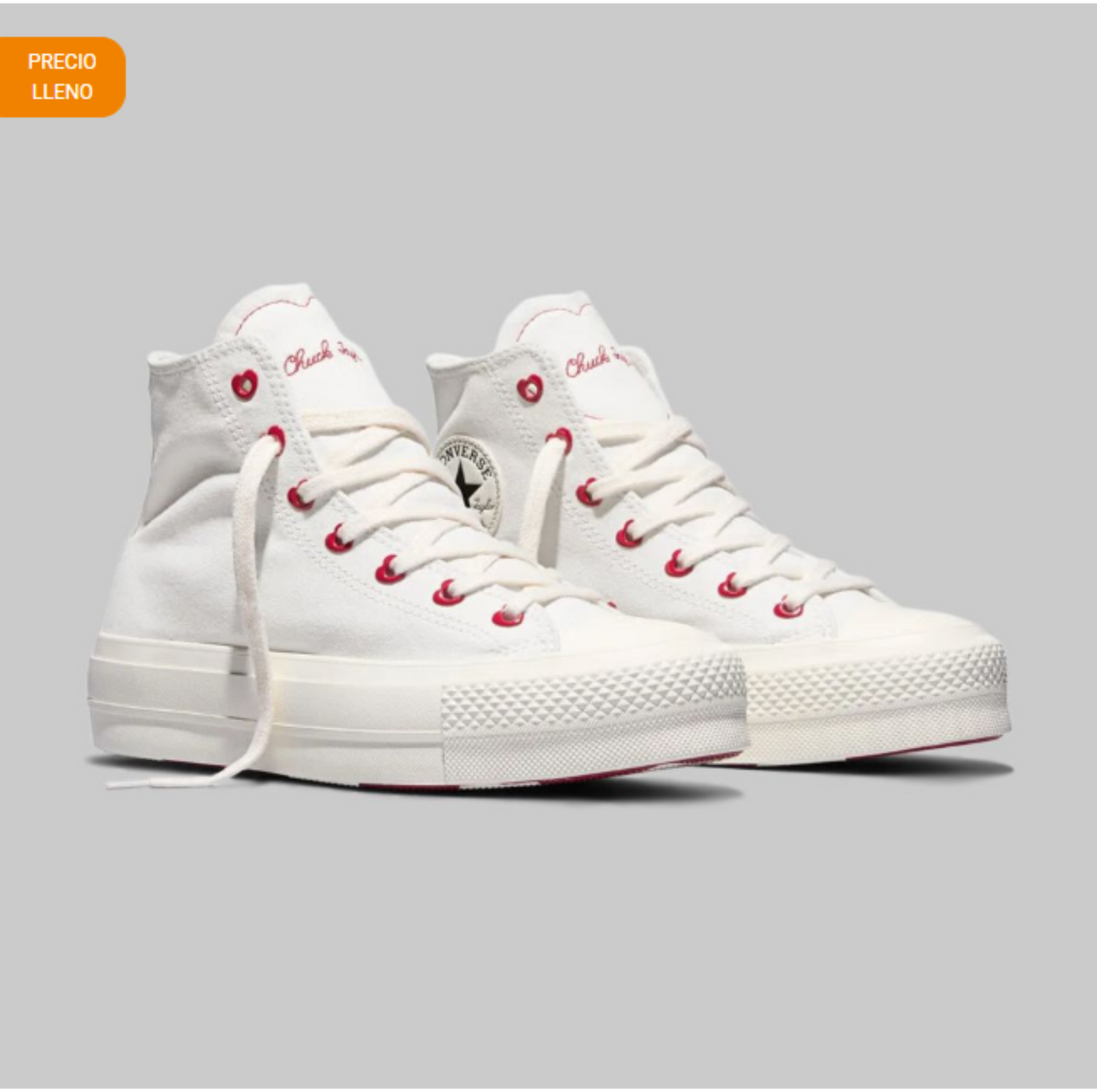 Tenis Converse Ctas Lift Platform San Valentín Mujer
