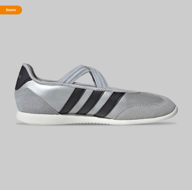 Tenis adidas Barreda Mary Jane Mujer Gris