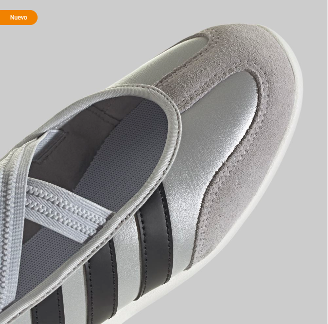 Tenis adidas Barreda Mary Jane Mujer Gris