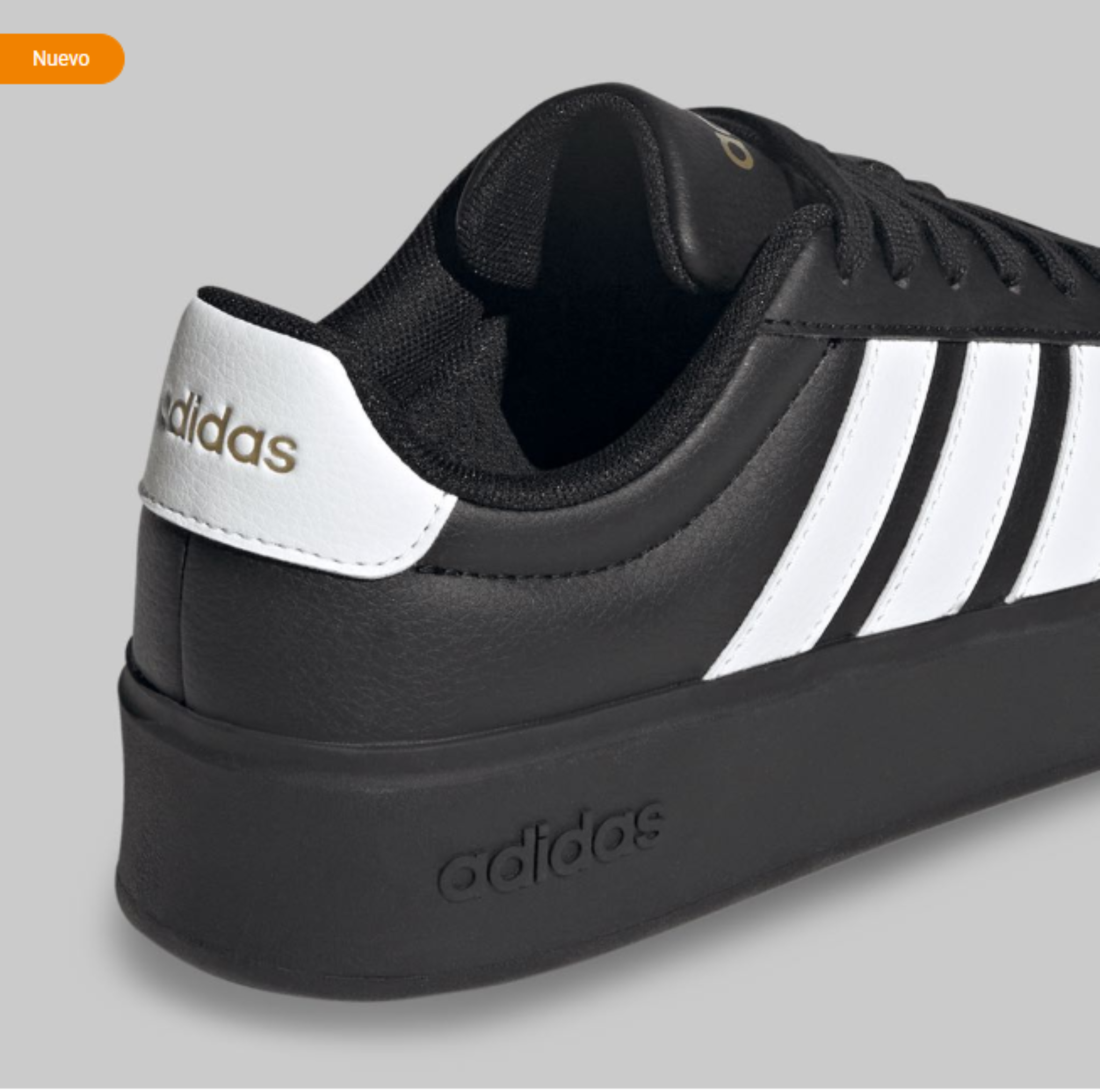 Tenis Adidas Streettalk Bold Mujer Negro/Blanco
